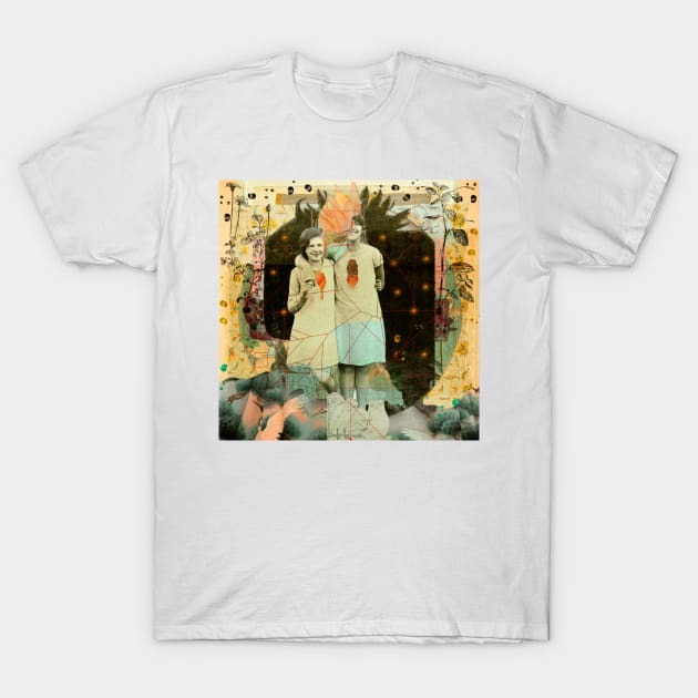 Friendship T-Shirt by Victoria Herrera Collagist